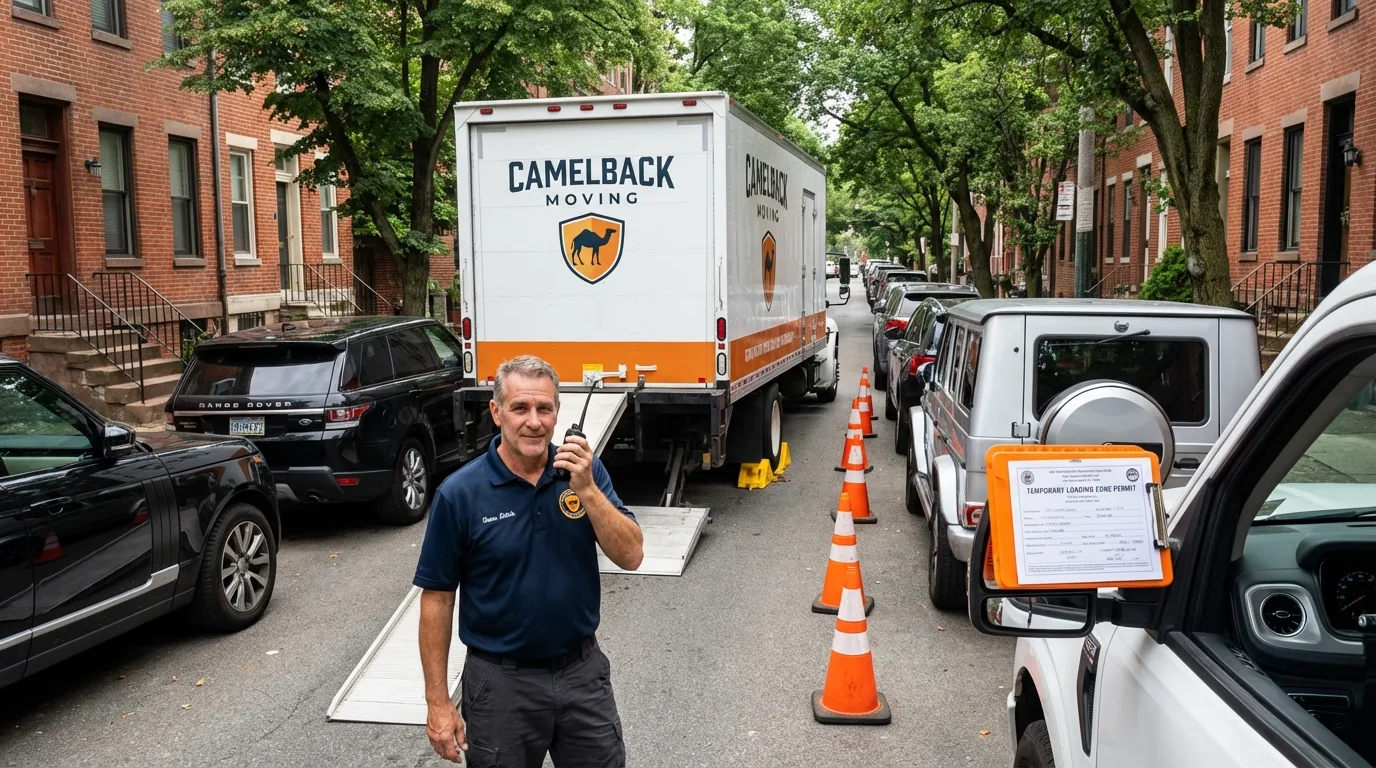 City street loading permit setup in Charleroi, PA